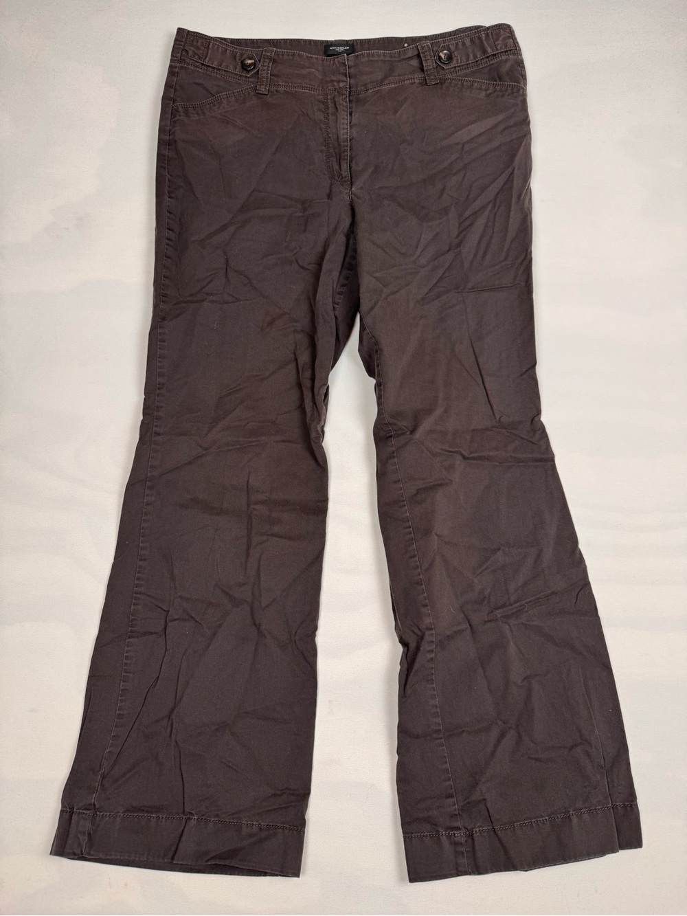 Ann Taylor Signature Flare Pants Brown Women’s 12